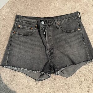 Black 501 Levi Shorts